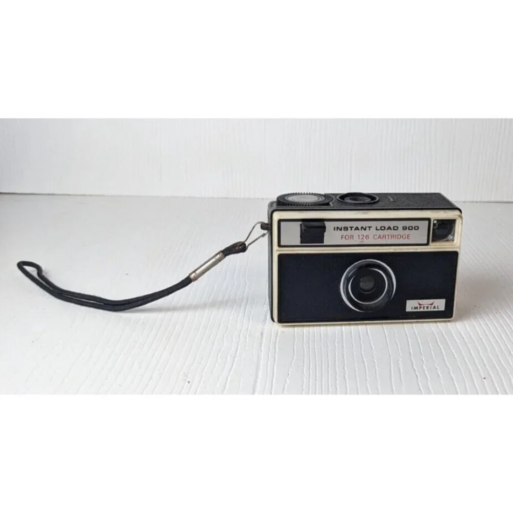 Vintage 1970's IMPERIAL Instant Load 900 for 126 Cartridge Camera VTG Untested
